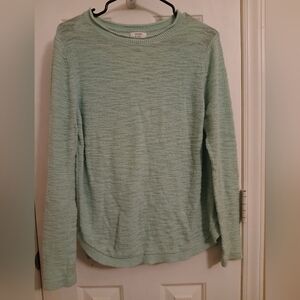 Womans Crown & Ivy Green Long Sleeve Top Size Large